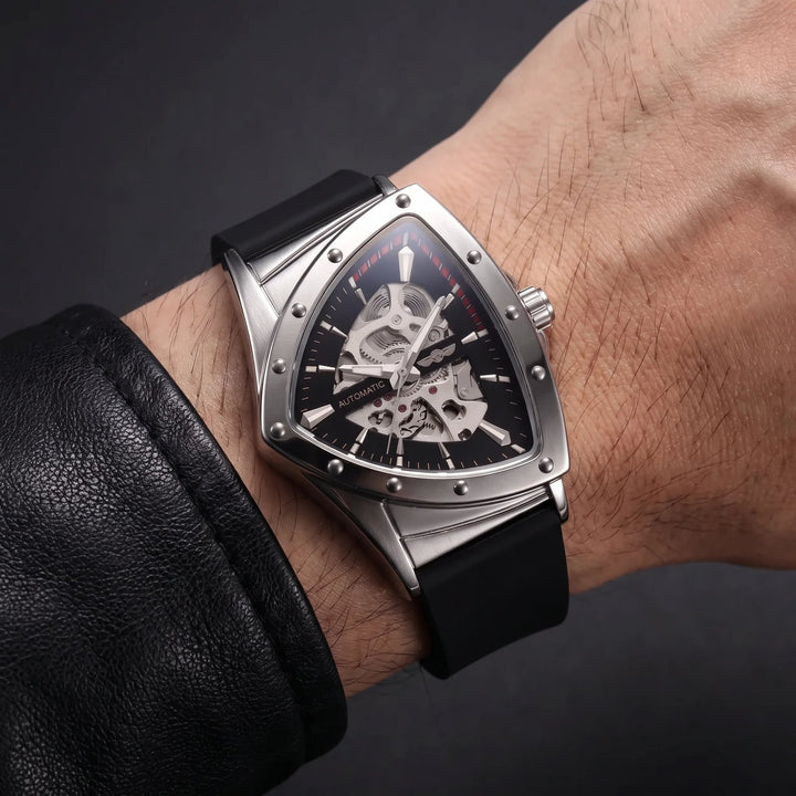 Charles™ – Automatisk Skelett Triangel Luksusklokke