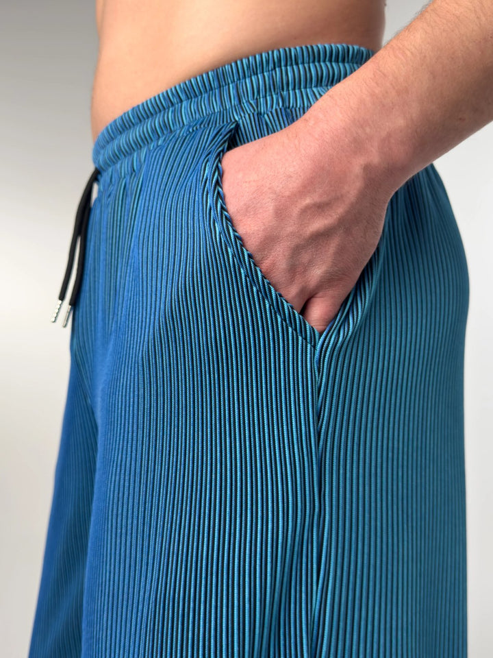 Sindre™ – Ribbede joggebukser med snor og rett ben