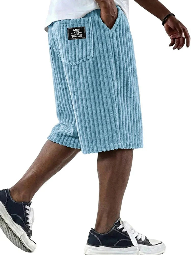 Erik™ – Behagelige Ribbestrikkede Fritidsshorts
