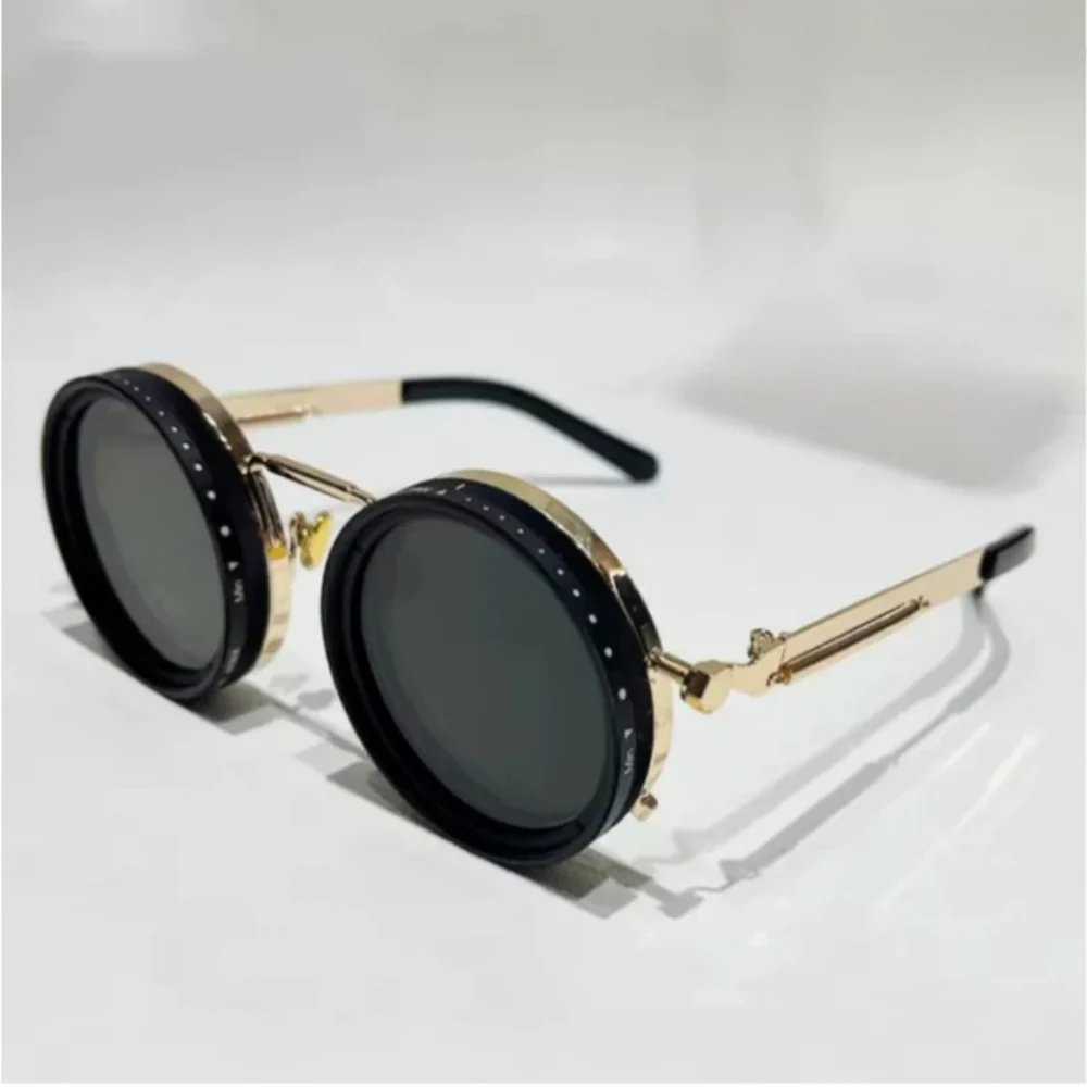 NordVision™ – Runde Retro Steampunk Solbriller