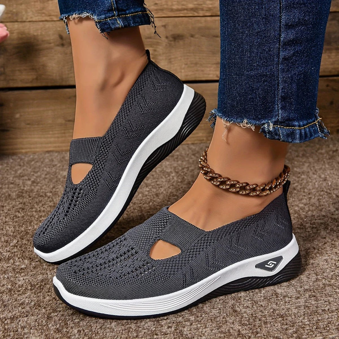 Eline™ – Pustende Mesh Slip-On Gå-sko