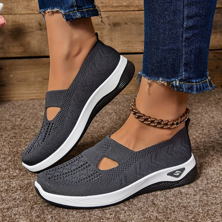 Eline™ – Pustende Mesh Slip-On Gå-sko