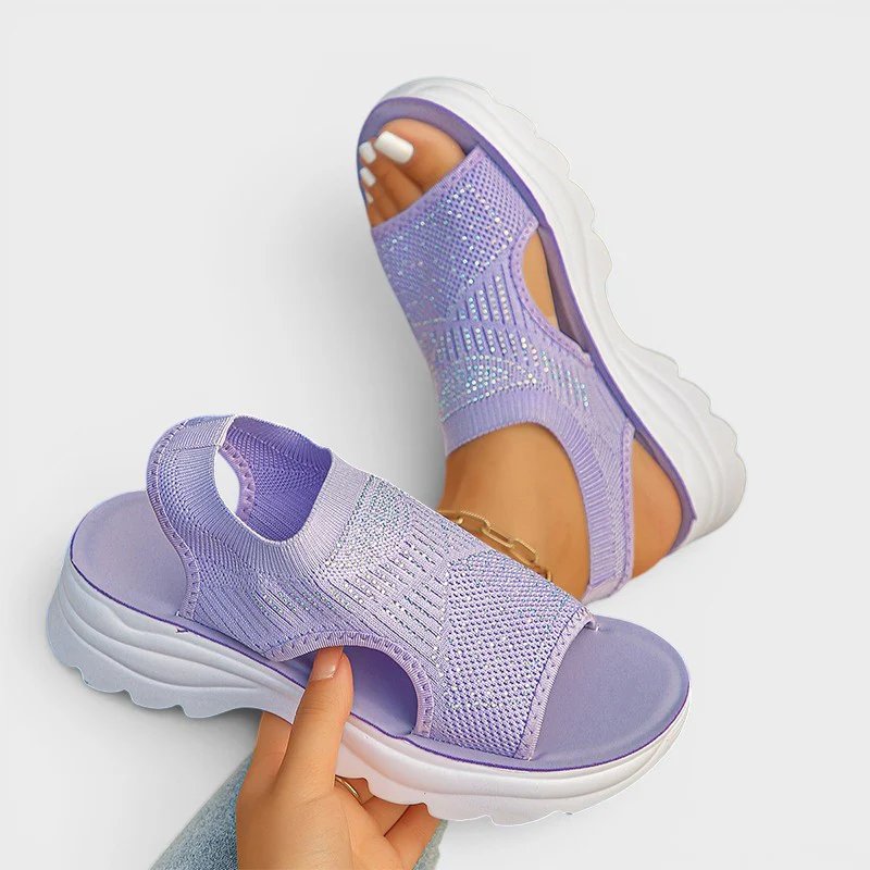 Jorunn™ – Ortopediske Komfort Plattform Sandaler