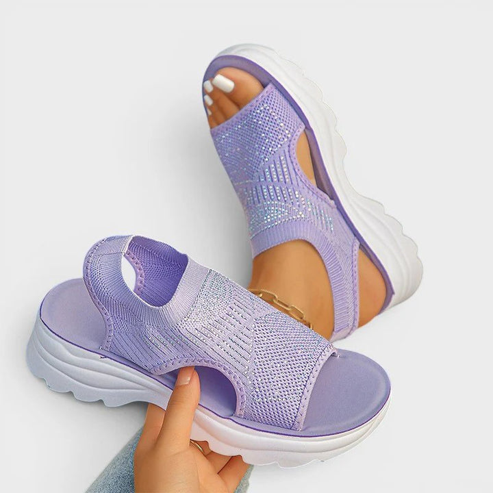 Jorunn™ – Ortopediske Komfort Plattform Sandaler