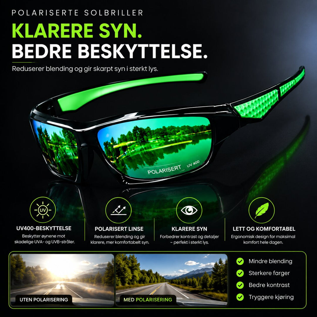 Orven™ – Polariserte Sportssolbriller UV400 (1+1 GRATIS)