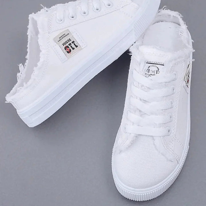 Karin™ – Slitt Snortopp Slip-On Mule Sneakers