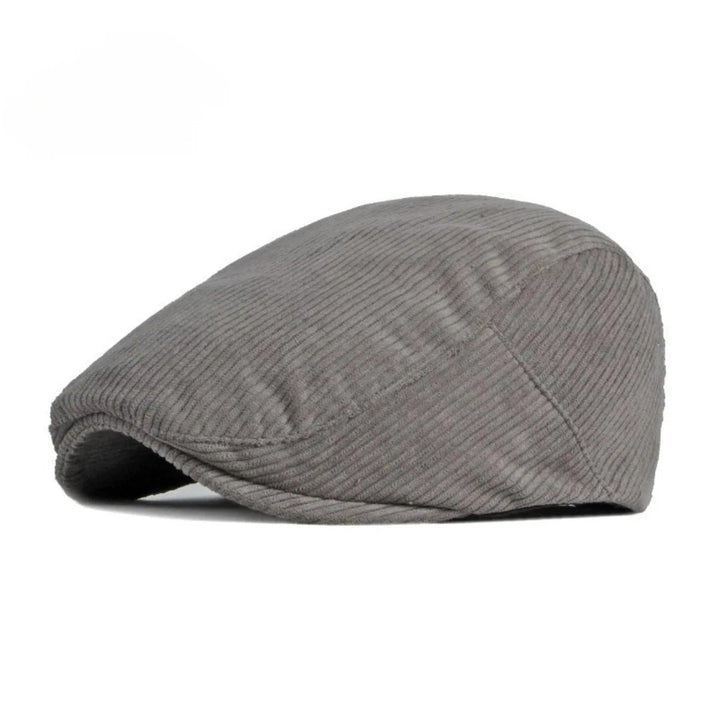 Leon™ – Ribbete Strukturet Lavprofil Flat Cap