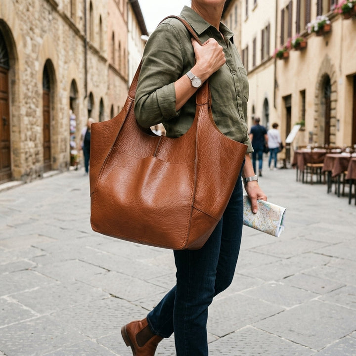 Karla™ – Strukturert Tote Bag med Stor Kapasitet