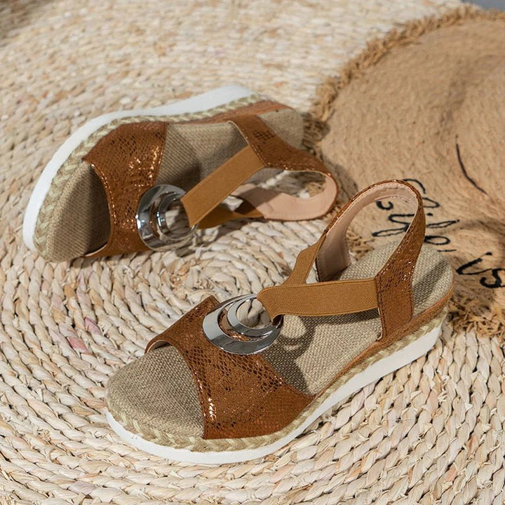 Camille™ – Ergonomiske Wedge Sandaler med Bue Støtte
