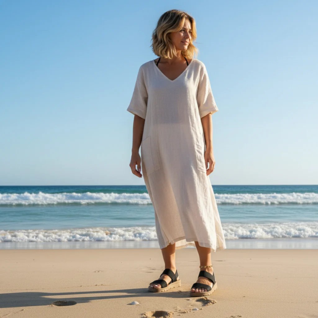 Mina™ – Ortopediske Teksturert Plattform Sandaler