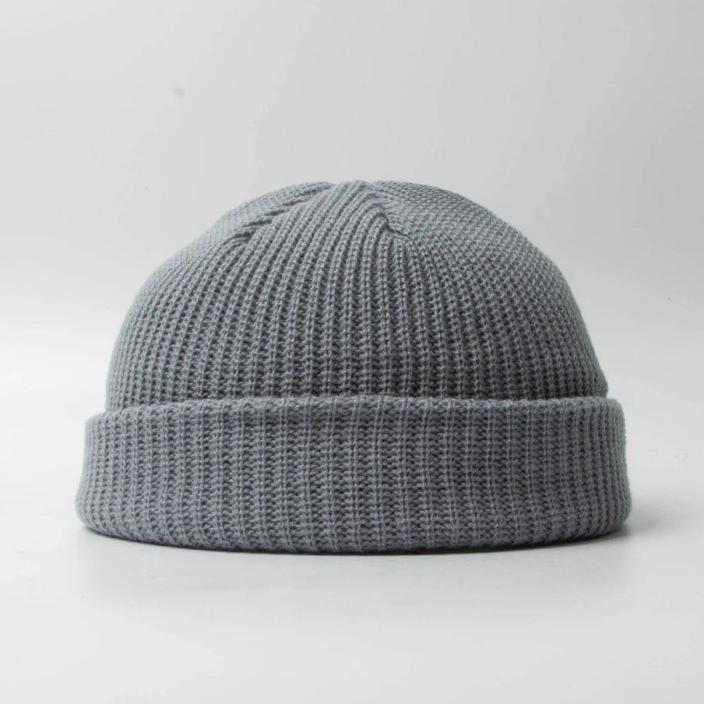 Iver™ – Ribbete Strikket Cuffless Beanie