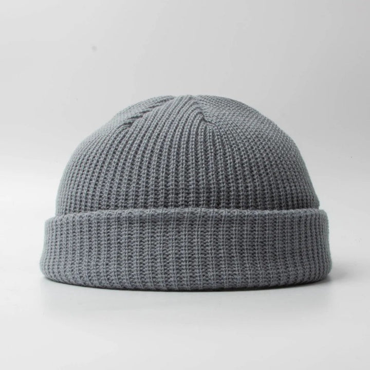 Iver™ – Ribbete Strikket Cuffless Beanie