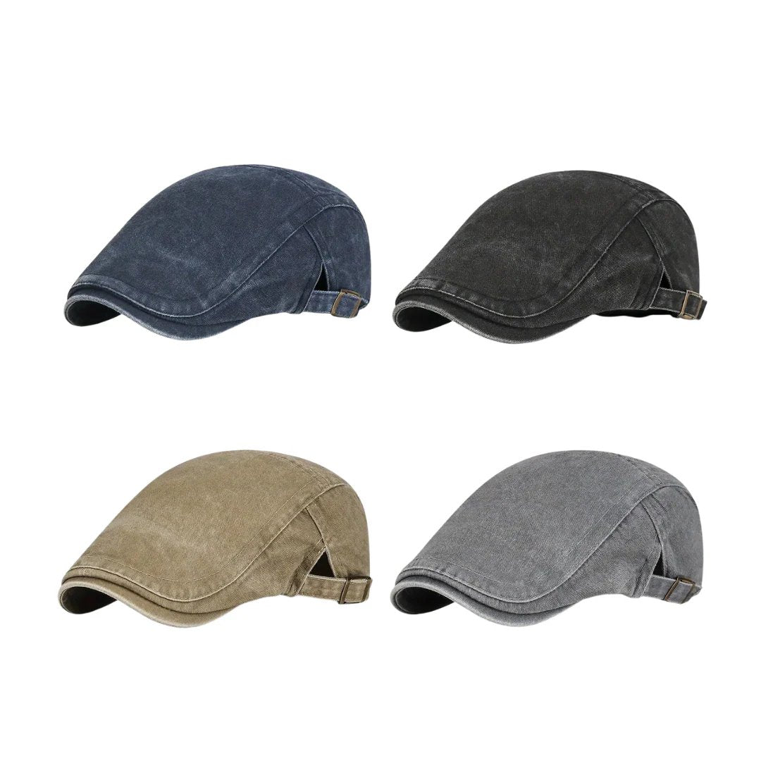 Knut™ – Justerbar Stenvasket Flat Cap