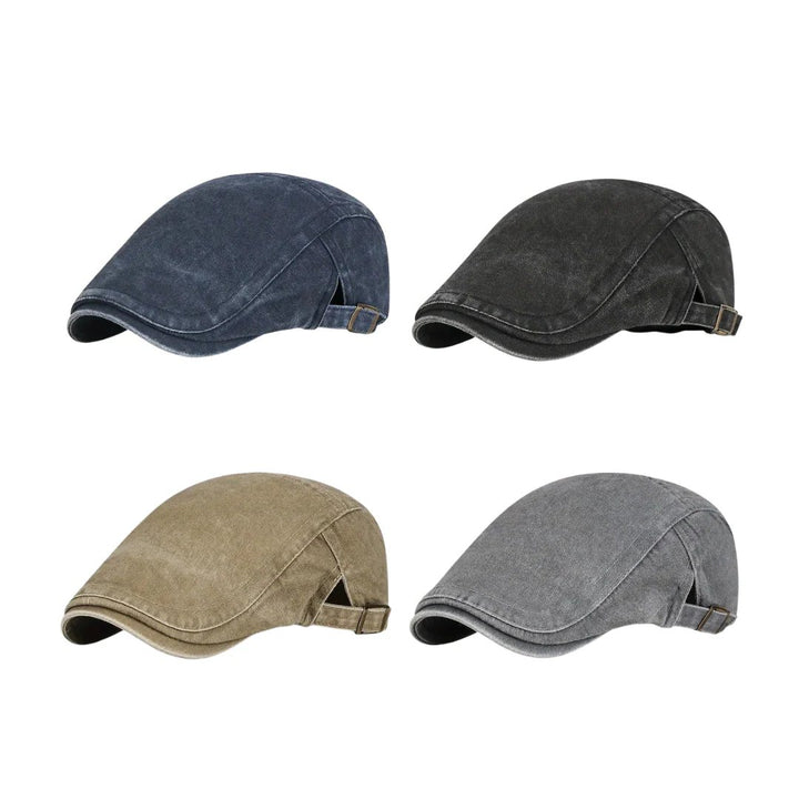 Knut™ – Justerbar Stenvasket Flat Cap