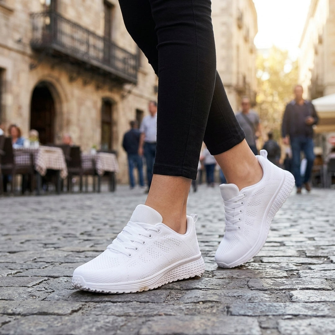 Pernille™ – Pustende ortopediske komfort-sneakers