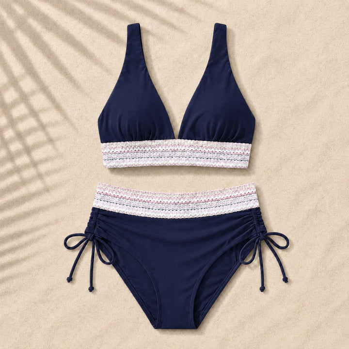 TummyShape™ – Høyhåndtopp skulpturerende bikini-sett