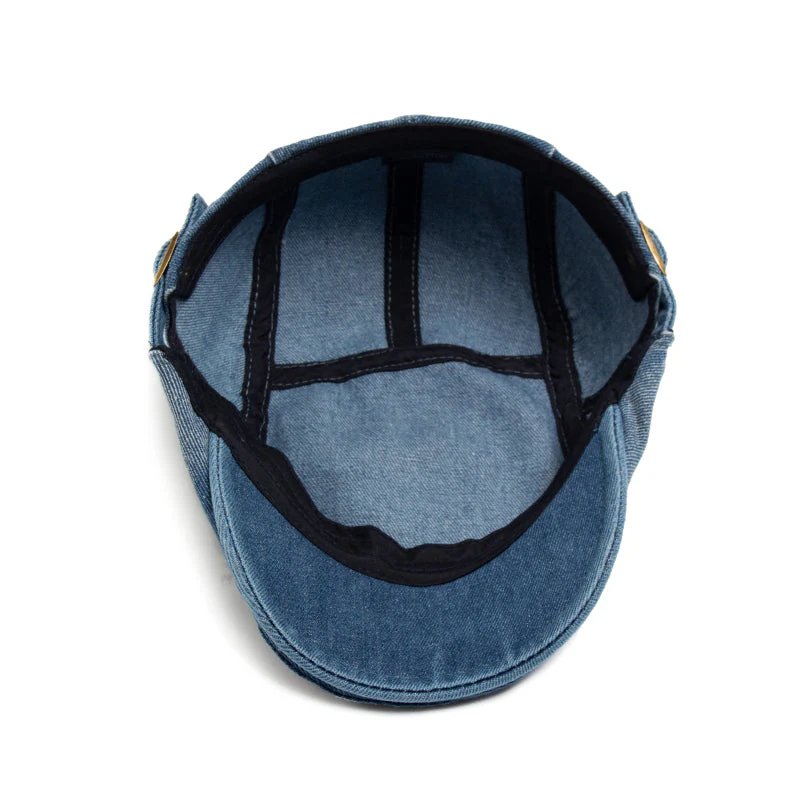 Iben™ – Justerbar Stonewashed Flat Cap