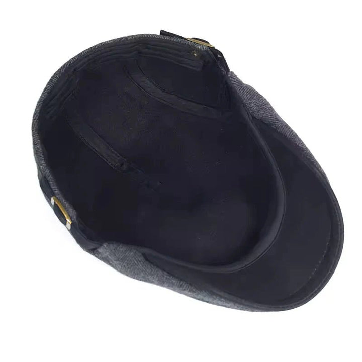 Oskar™ – Justerbar Herringbone Flat Cap