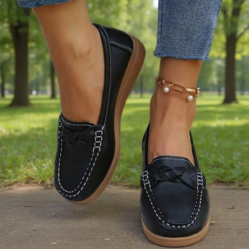Andrea™ – Ortopediske vidde slip-on loafers