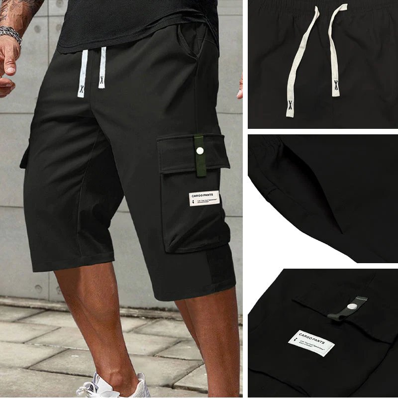 Nathan™ – Cargo shorts med snor og sidelommer