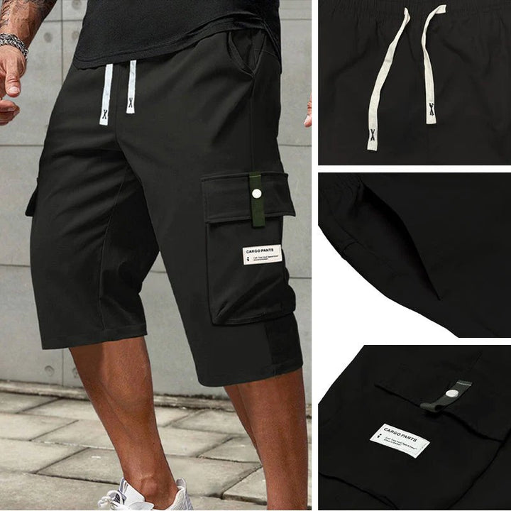Nathan™ – Cargo shorts med snor og sidelommer