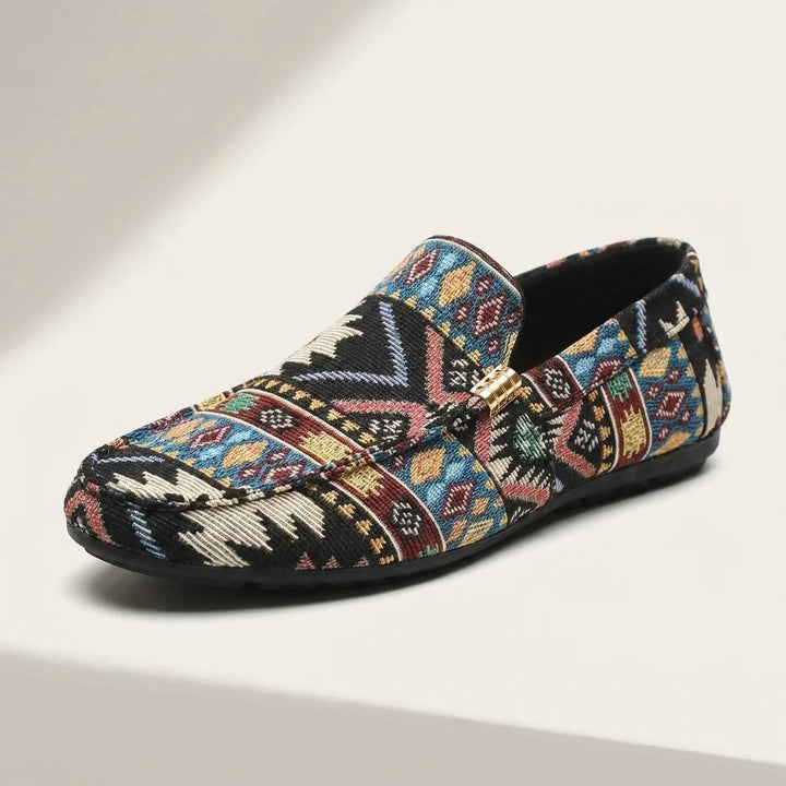 Mathias™ – Aztek trykk Slip-On Komfort Loafers