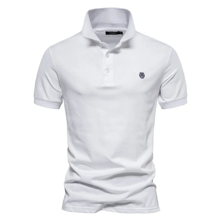 Kjell™ – Premium Brodert Polo med Korte Ermer