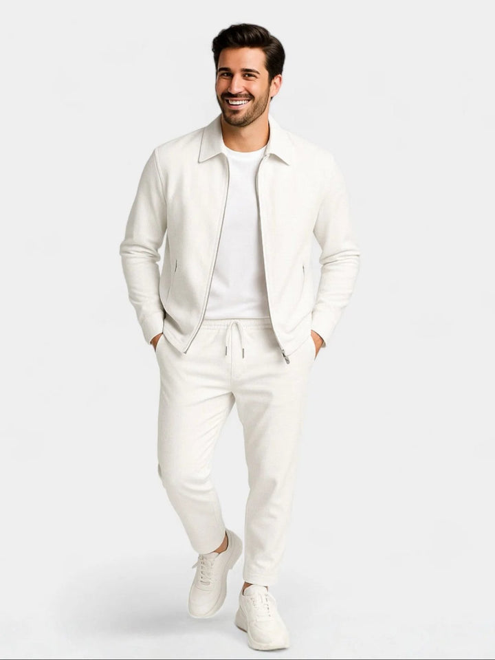 Elias™ – Slank Fit Zip Jakke & Bukse Sett