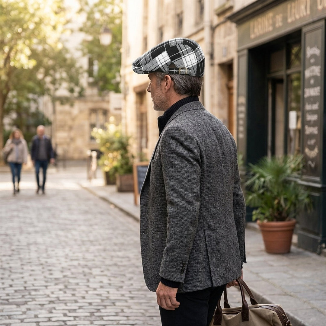 Magnus™ – Justerbar Rutete Flat Cap