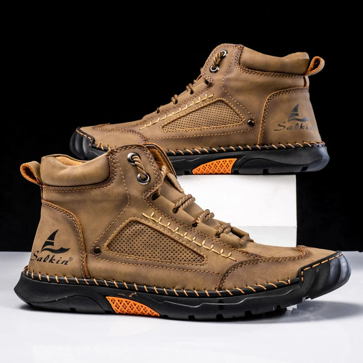 Matteo™ – Håndlagde snørebånd høy-top sneakers