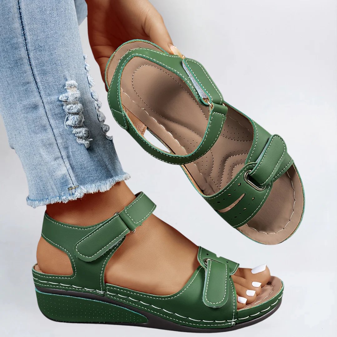 Edith™ – Ortopediske Polstrede Justerbare Stropp Sandaler