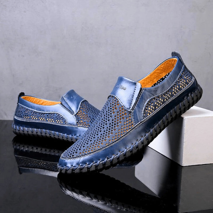 Frode™ – | Pustende Håndsydd Slip-On Loafers