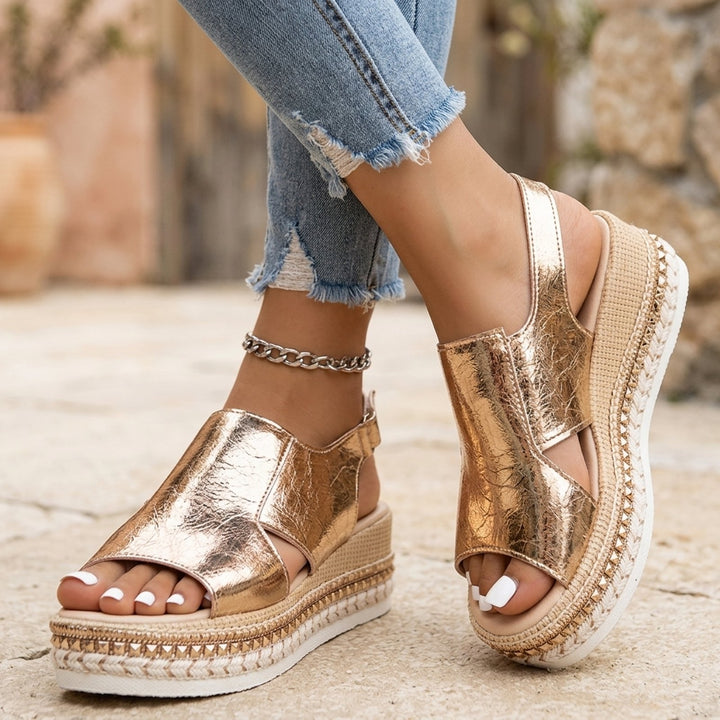 Gerd™ – Ortopediske Plattformsmetal Sandaler