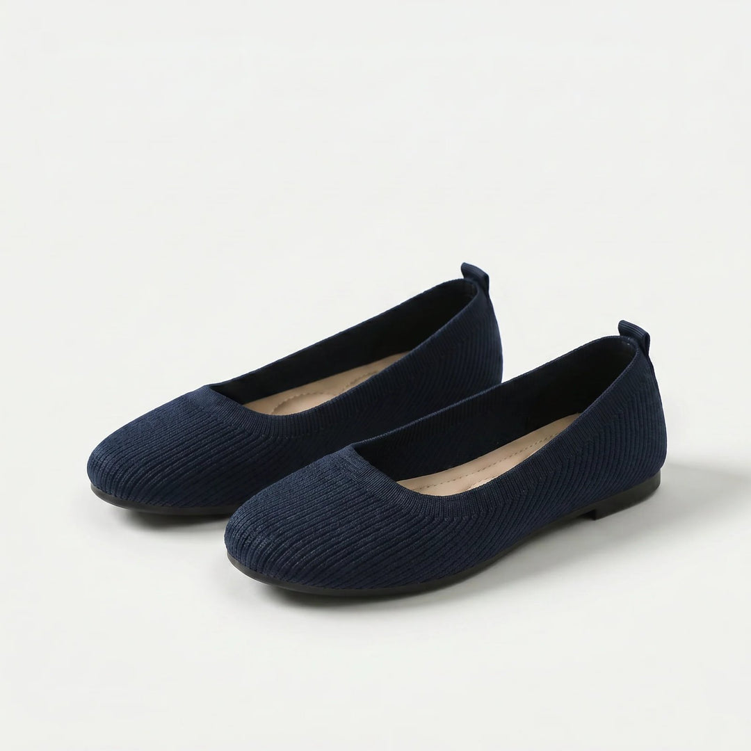 Tuva™ – | Strikkede Slip-On Komfort Ballettsko