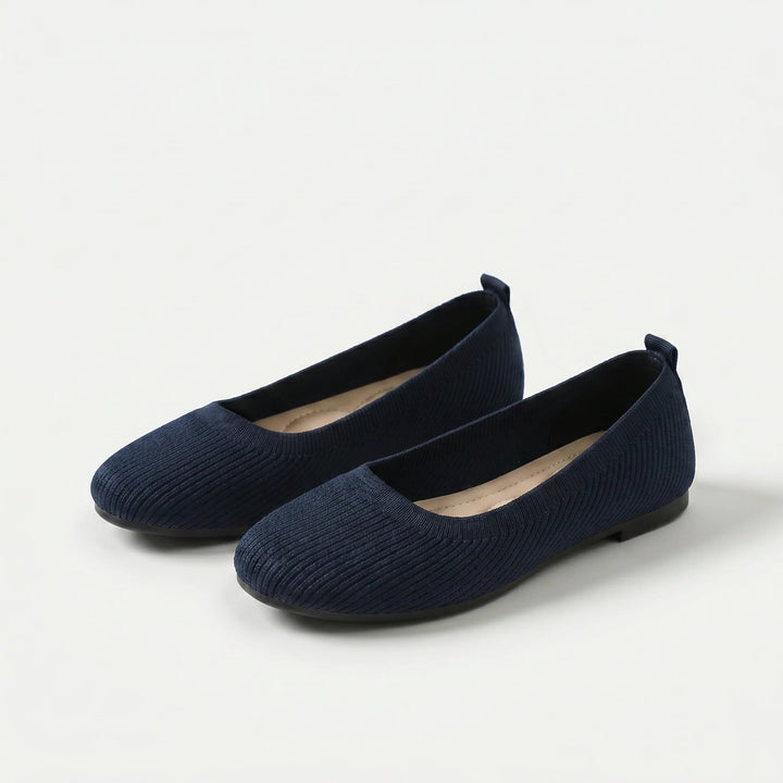 Tuva™ – | Strikkede Slip-On Komfort Ballettsko
