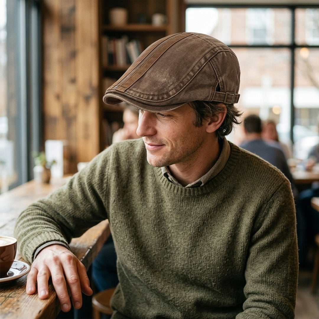Ruby™ – Justerbar Stropp Flat Cap