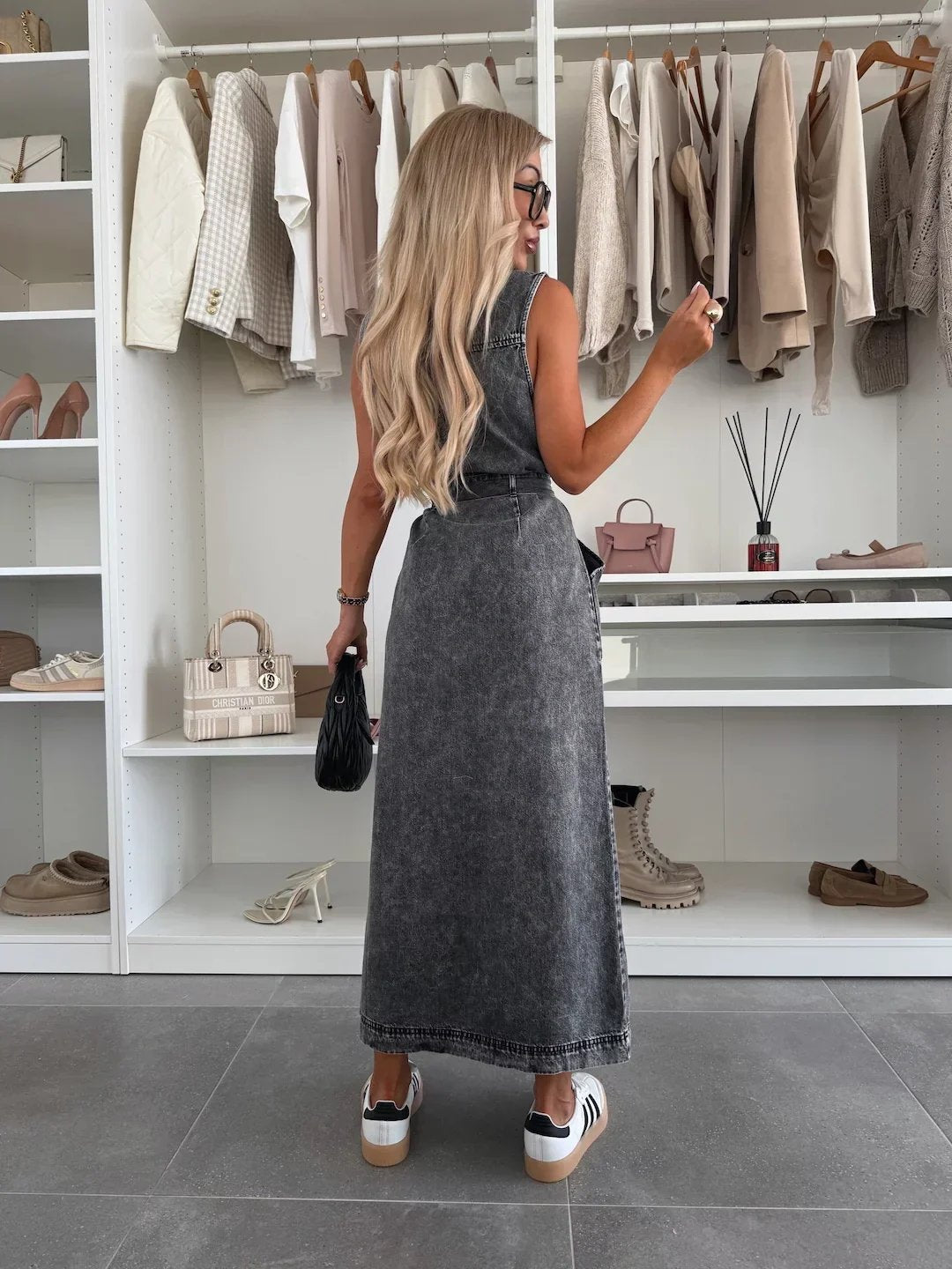 Juliane™ – Chic Maxi Kjole med Elegant Knapplukking