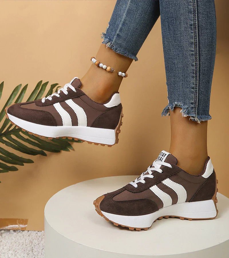 Dagmar™ – Retro Snøresko for Løping
