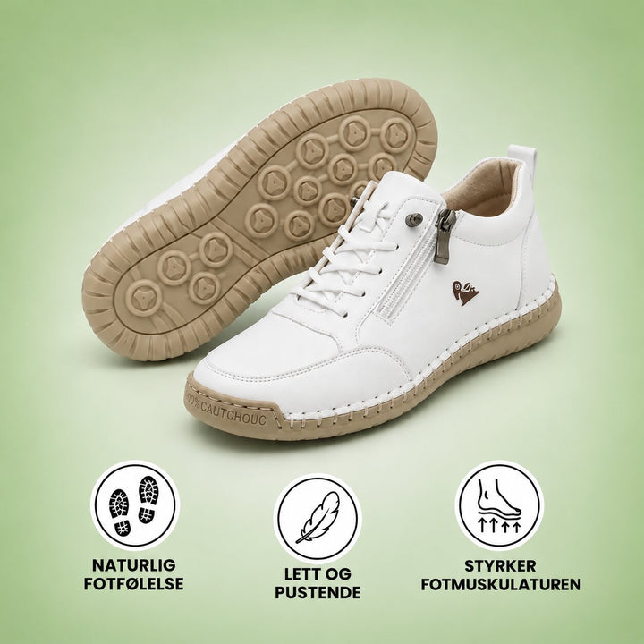 OrthoFit™ – Ergonomiske Polstrede Sneakers med Sideglidelås