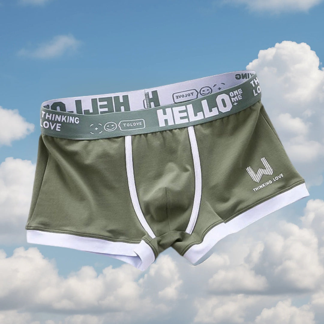 Ivar™ – Pustende Boxershorts med Logo Belte