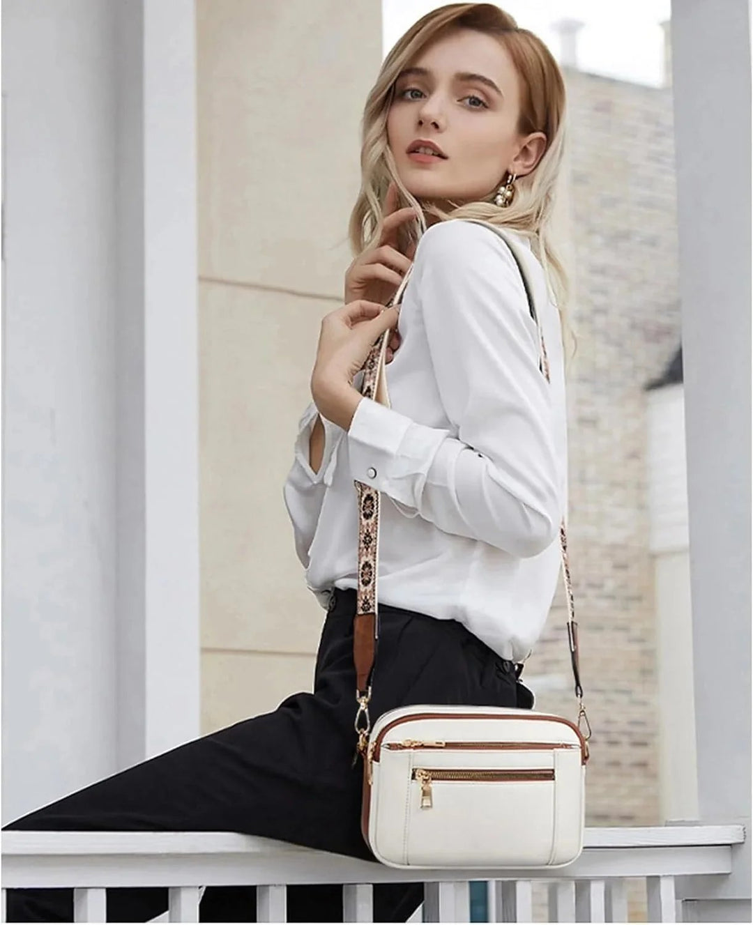 Maja™ – | Justerbar Crossbody Skulderveske