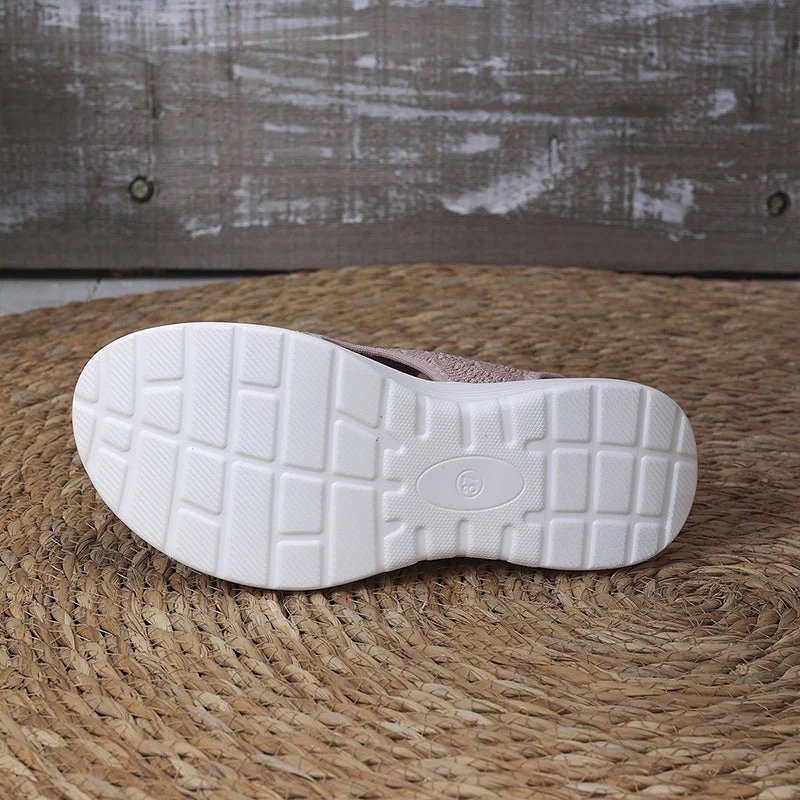 OrthoLite™ – Pustende Strikket Plattform Komfort Sandaler
