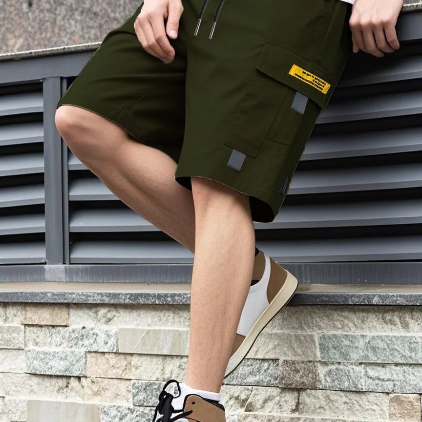 Vidar™ – Avslappet passform med snøring cargo shorts
