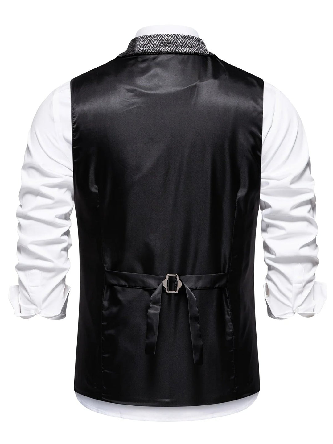 Andreas™ – Småknapp-Front Lappeteppe Quiltet Vest