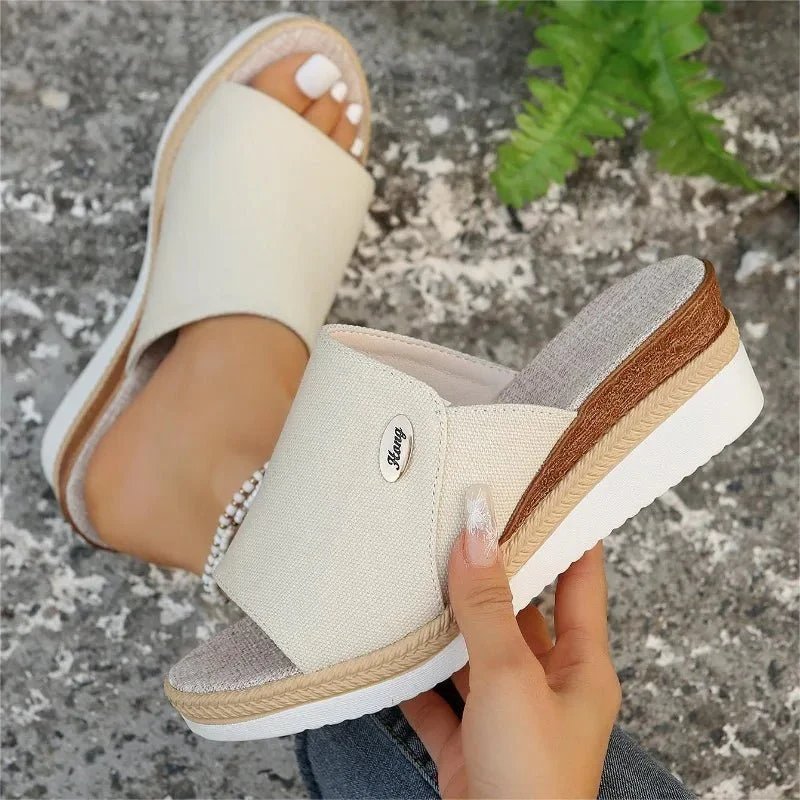 Constance™ – Ergonomiske Plattforms Espadrillosandaler