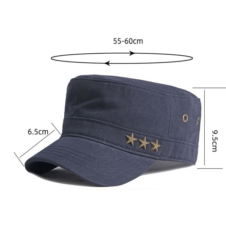Magne™ – Triple Star Brodert Flattopp Militærcaps