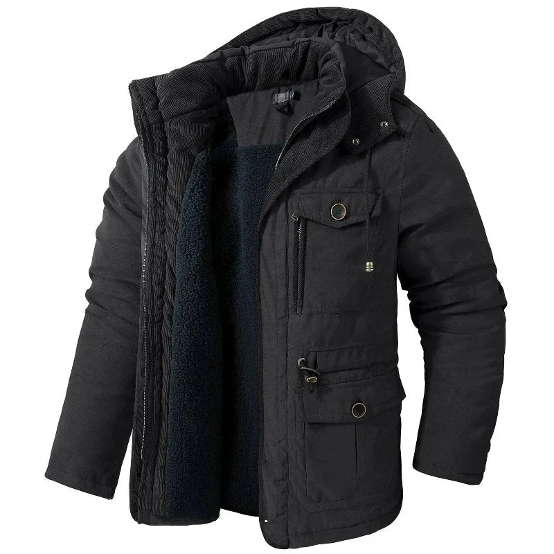 Gustav™ – Hettefleece-lined Cargo Vinterparka