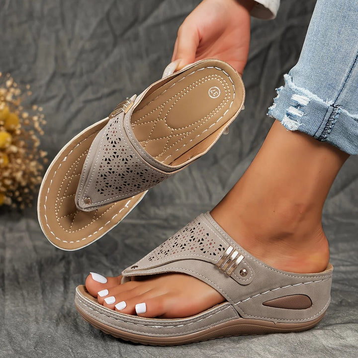Saga™ – | Ortopediske Vinkel Komfort Sandaler