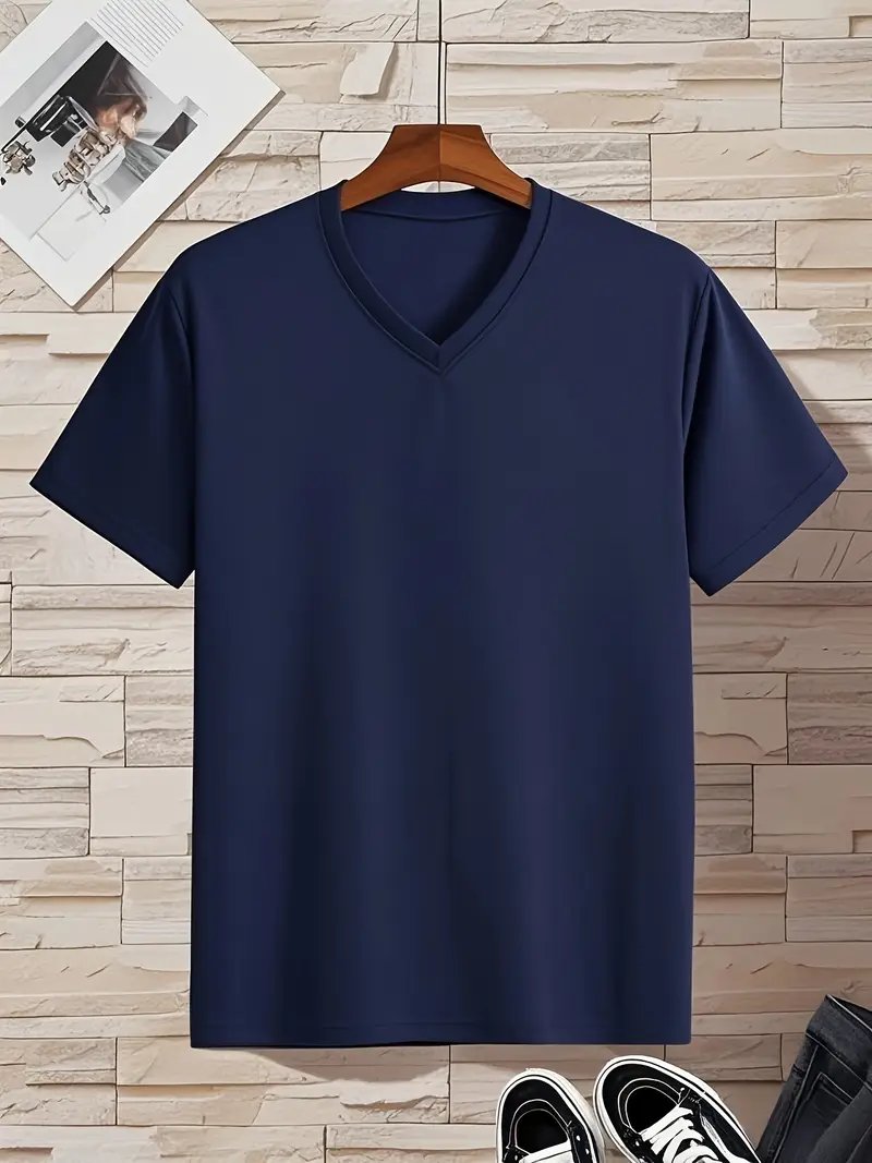 Tom™ – V-hals Slim Fit T-skjorte med korte ermer