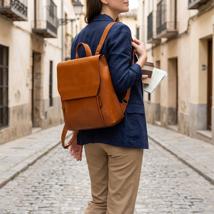 Synne™ – Strukturert Work Backpack med Front-Flap